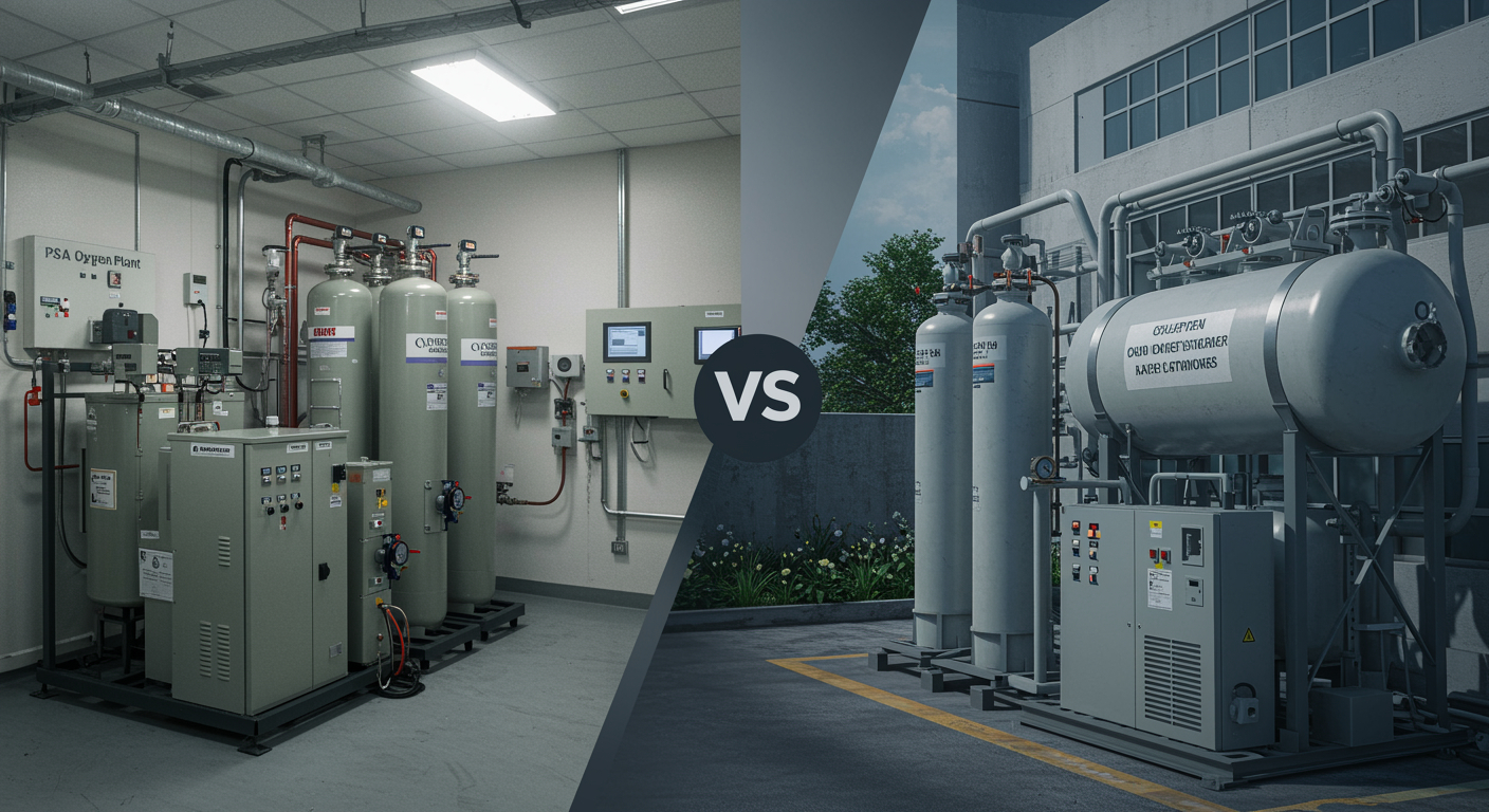 PSA Oxygen Plant vs Liquid Oxygen Supply: Which Is Best for Your Facility?